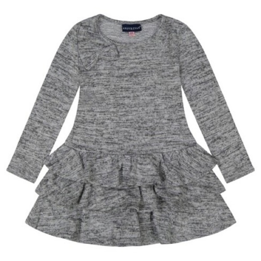 Boutique Andy & Evan gray sweater dress - size 2T